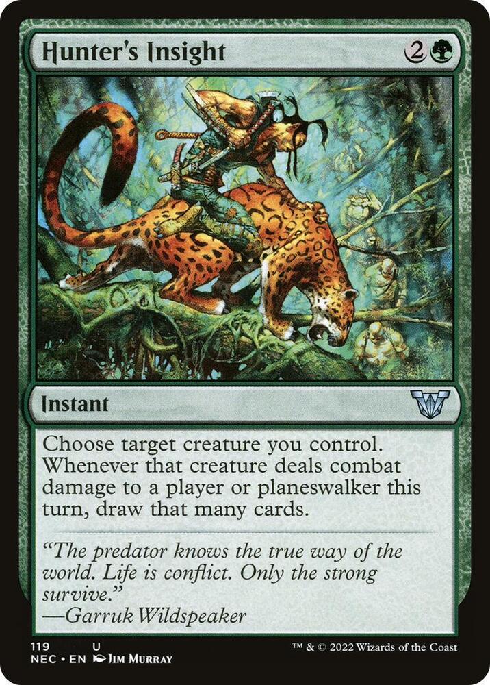Hunter's Insight [Kamigawa: Neon Dynasty Commander]