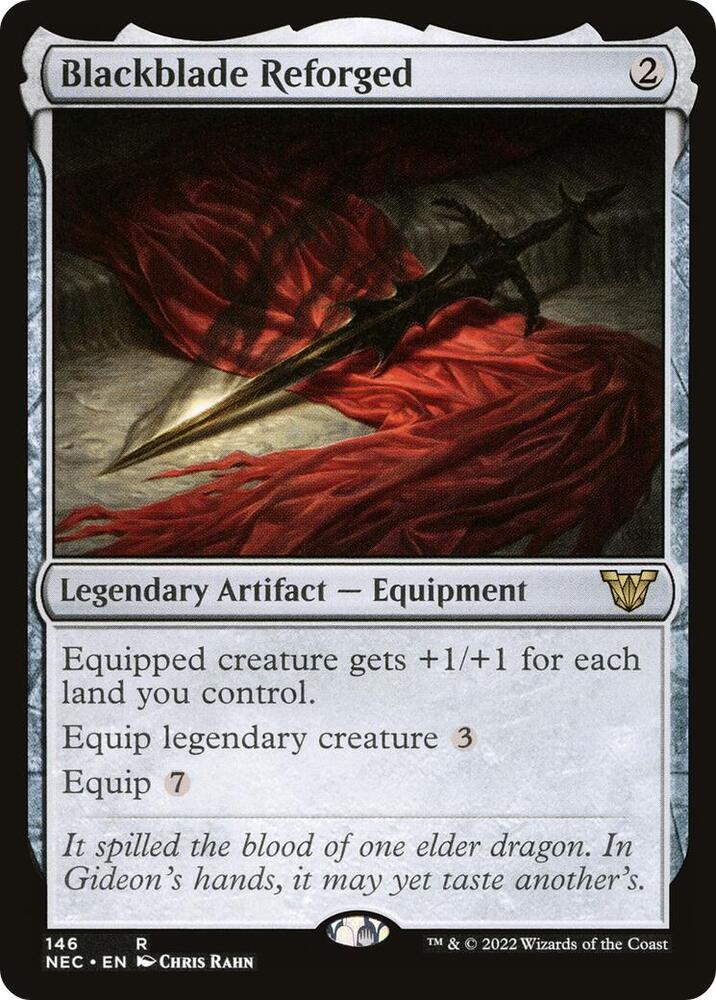Blackblade Reforged [Kamigawa: Neon Dynasty Commander]