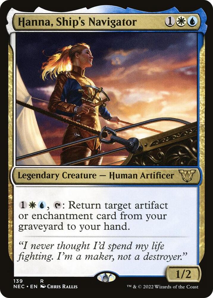 Hanna, Ship's Navigator [Kamigawa: Neon Dynasty Commander]