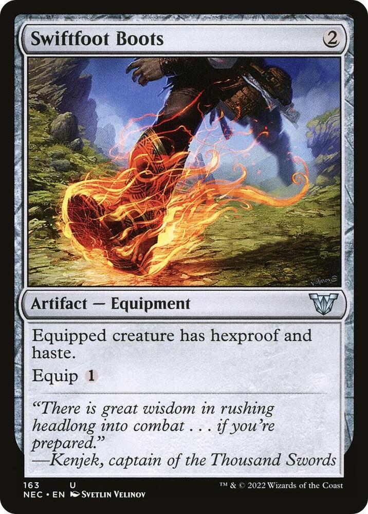 Swiftfoot Boots [Kamigawa: Neon Dynasty Commander]
