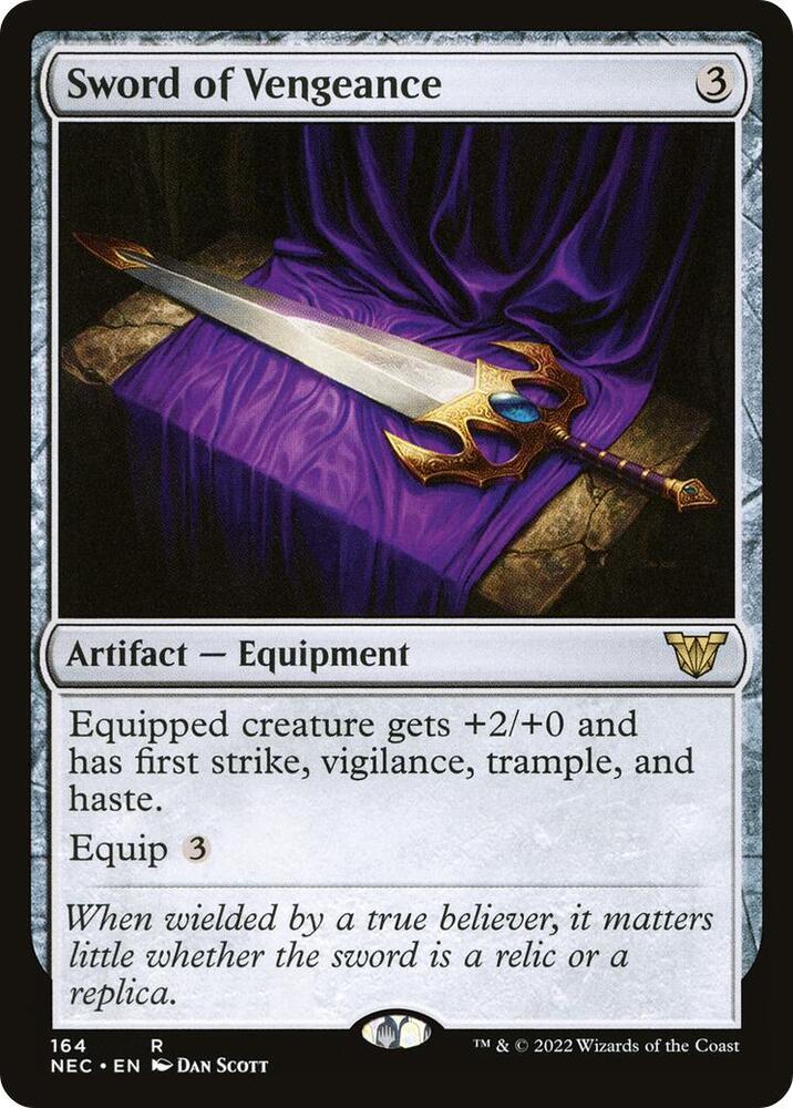 Sword of Vengeance [Kamigawa: Neon Dynasty Commander]