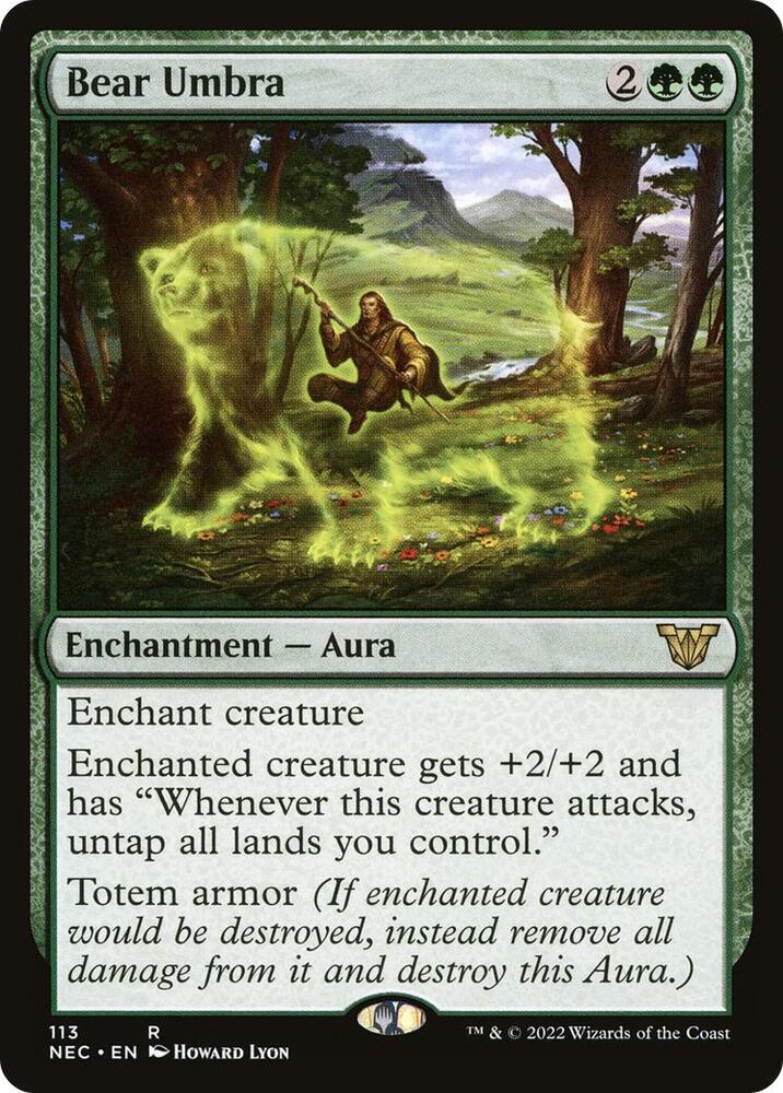 Bear Umbra [Kamigawa: Neon Dynasty Commander]