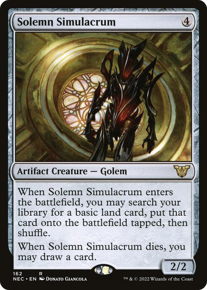 Solemn Simulacrum [Kamigawa: Neon Dynasty Commander]