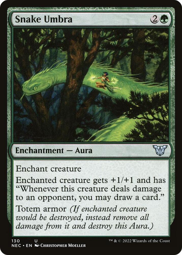 Snake Umbra [Kamigawa: Neon Dynasty Commander]