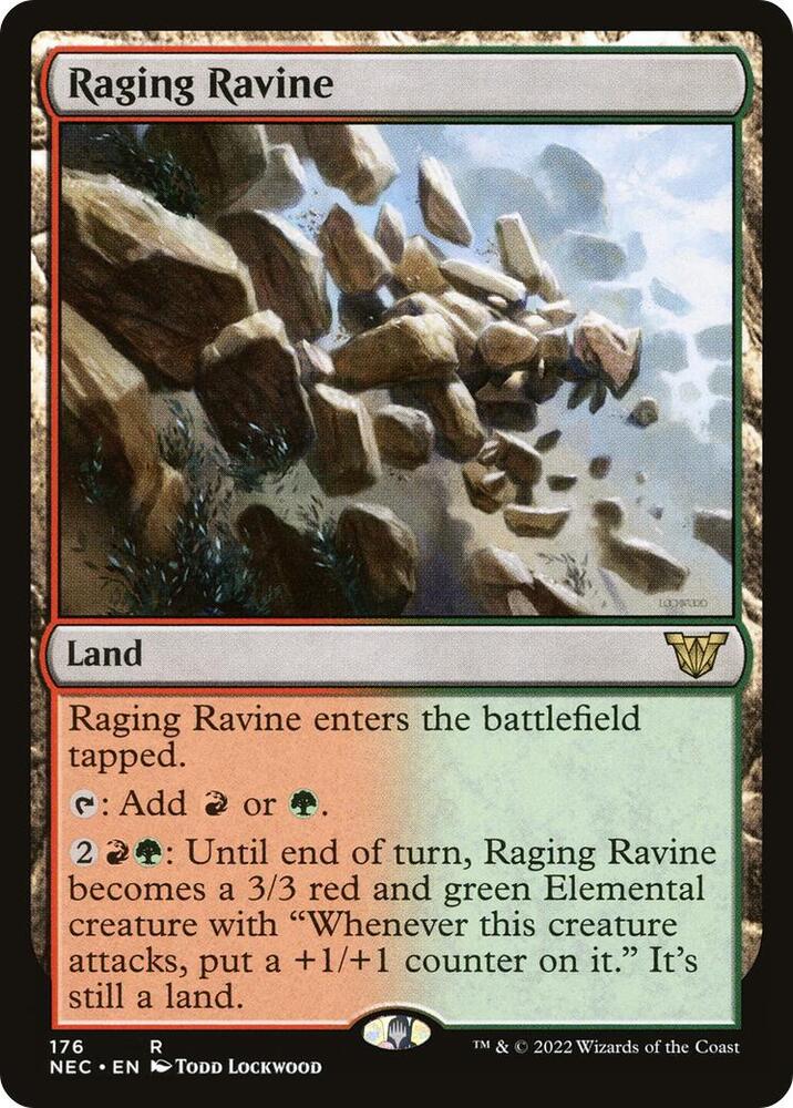 Raging Ravine [Kamigawa: Neon Dynasty Commander]