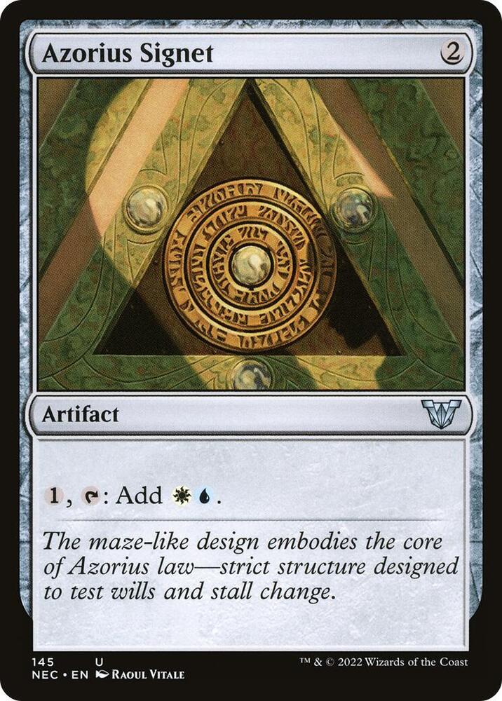 Azorius Signet [Kamigawa: Neon Dynasty Commander]