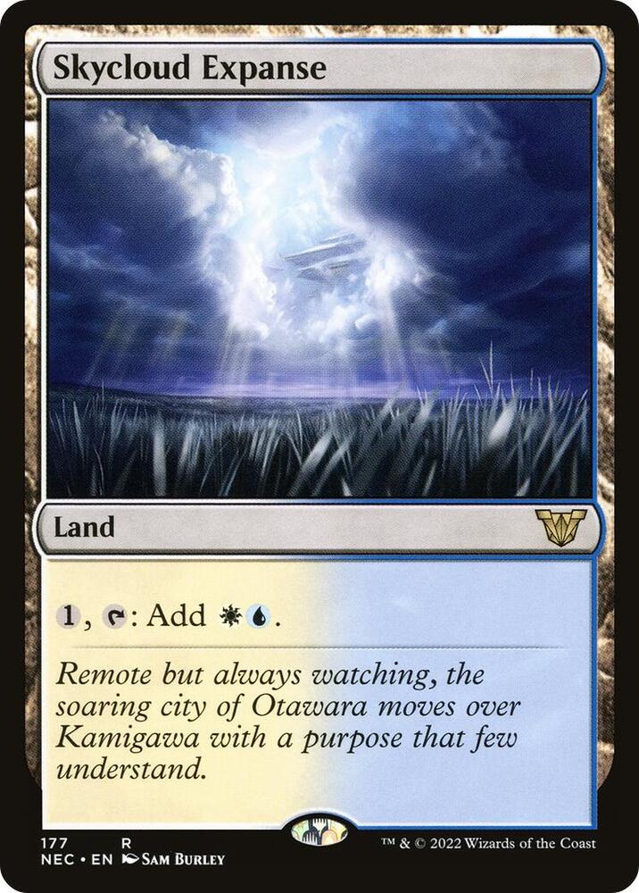 Skycloud Expanse [Kamigawa: Neon Dynasty Commander]