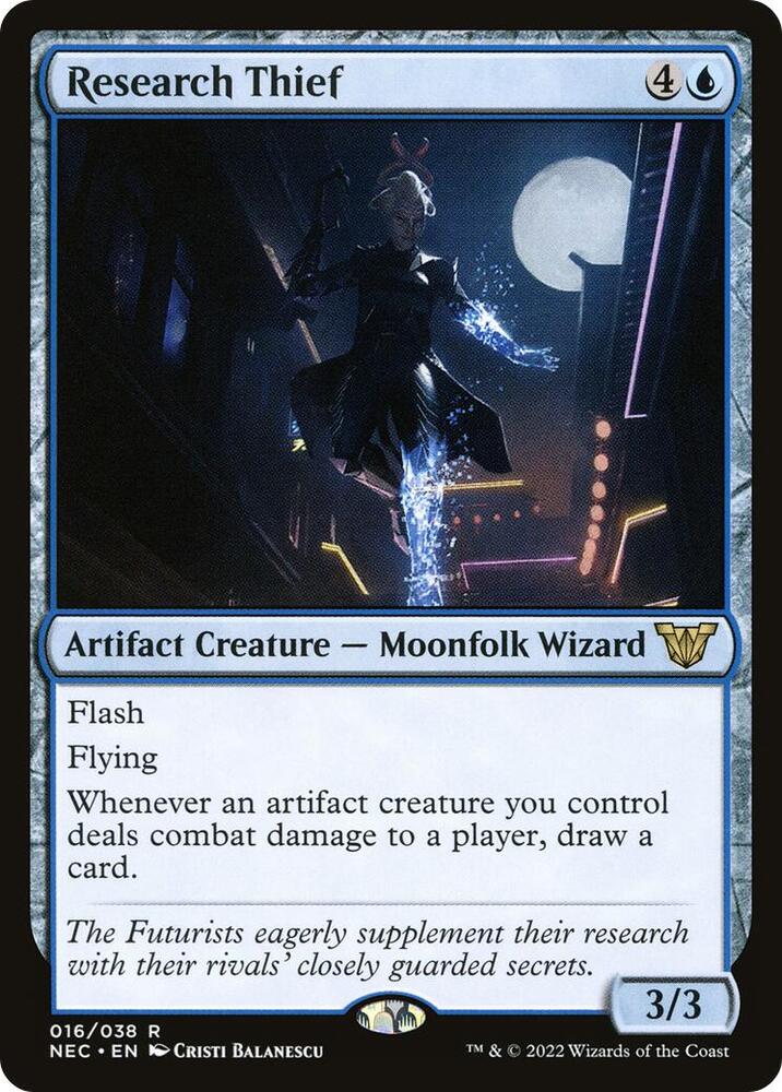 Research Thief [Kamigawa: Neon Dynasty Commander]