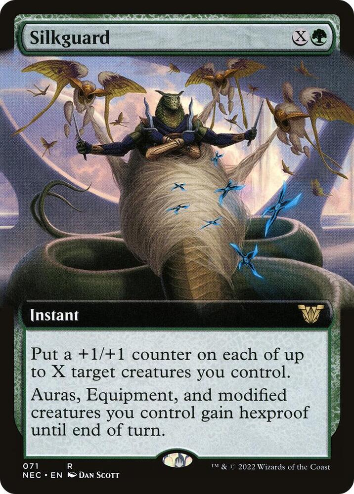 Silkguard (Extended Art) [Kamigawa: Neon Dynasty Commander]