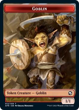 Goblin (012) // Blood (017) Double-Sided Token [Challenger Decks 2022 Tokens]