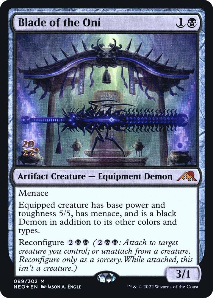 Blade of the Oni [Kamigawa: Neon Dynasty Prerelease Promos]