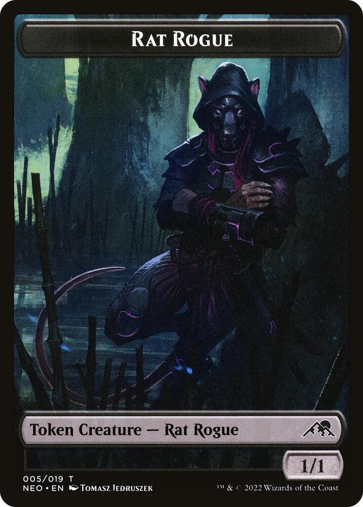 Rat Rogue Token [Kamigawa: Neon Dynasty Tokens]