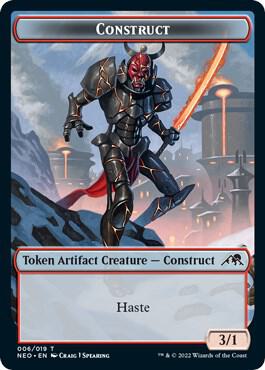 Construct Token (006) [Kamigawa: Neon Dynasty Tokens]