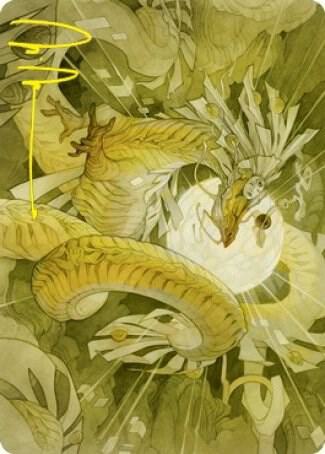 Brilliant Restoration Art Card (Gold-Stamped Signature) [Kamigawa: Neon Dynasty Art Series]