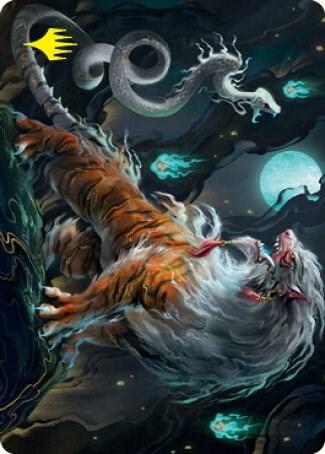 Gloomshrieker Art Card (Gold-Stamped Signature) [Kamigawa: Neon Dynasty Art Series]