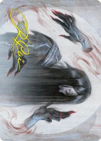 Clawing Torment Art Card (Gold-Stamped Signature) [Kamigawa: Neon Dynasty Art Series]
