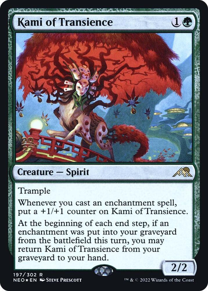 Kami of Transience [Kamigawa: Neon Dynasty Prerelease Promos]