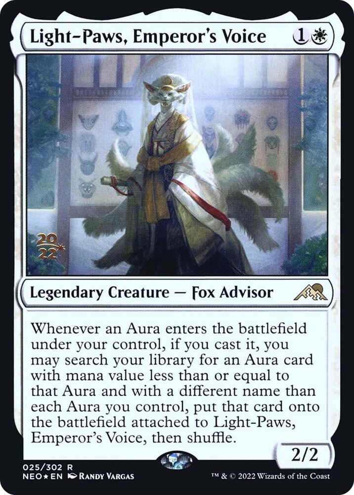 Light-Paws, Emperor's Voice [Kamigawa: Neon Dynasty Prerelease Promos]