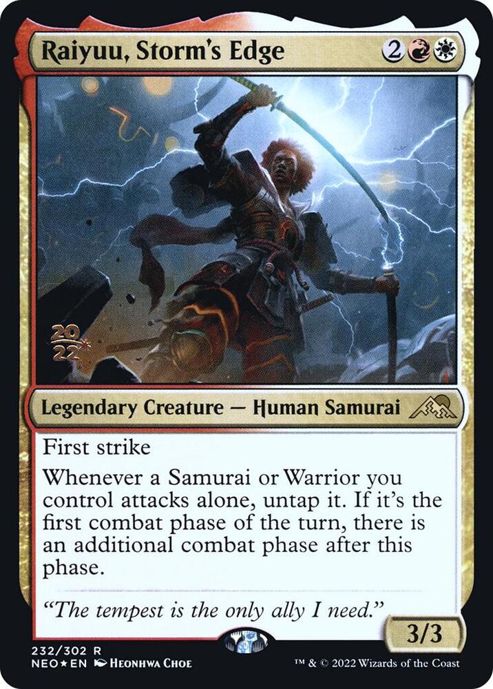 Raiyuu, Storm's Edge [Kamigawa: Neon Dynasty Prerelease Promos]
