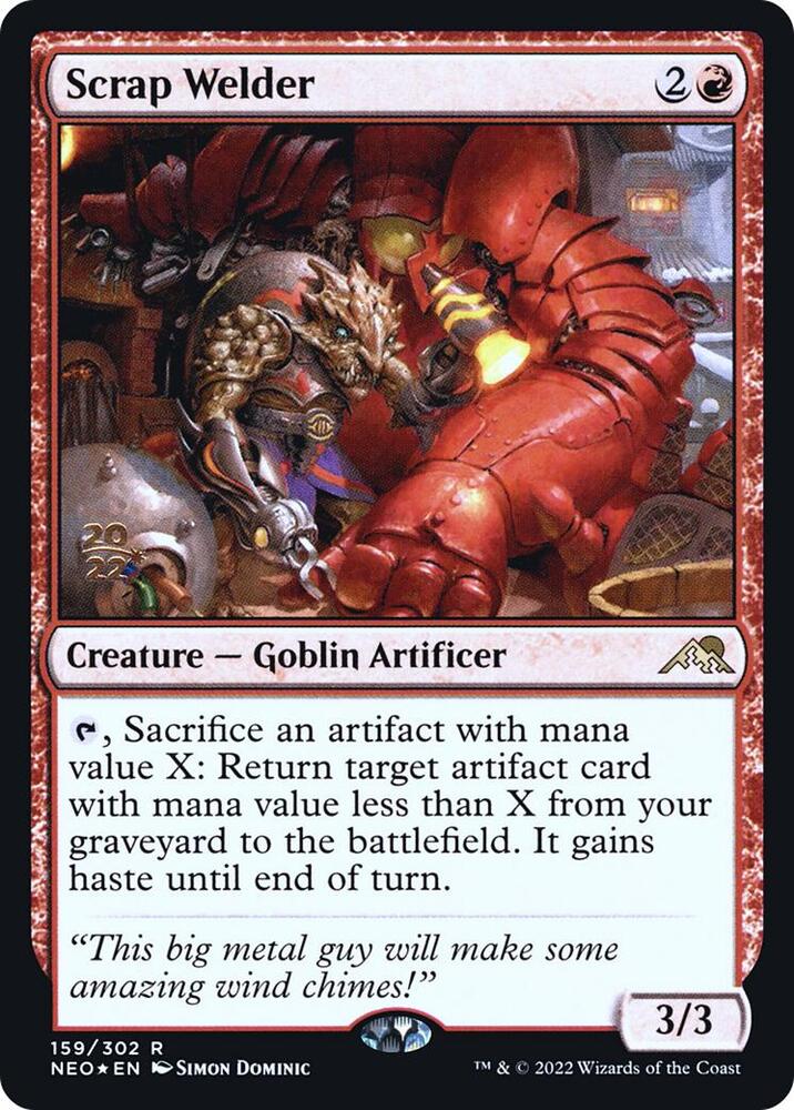 Scrap Welder [Kamigawa: Neon Dynasty Prerelease Promos]
