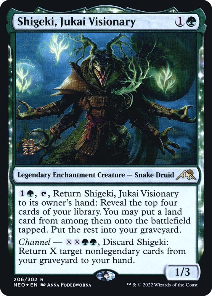 Shigeki, Jukai Visionary [Kamigawa: Neon Dynasty Prerelease Promos]