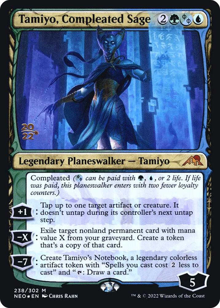 Tamiyo, Compleated Sage [Kamigawa: Neon Dynasty Prerelease Promos]