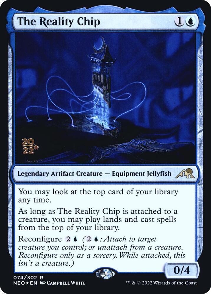 The Reality Chip [Kamigawa: Neon Dynasty Prerelease Promos]
