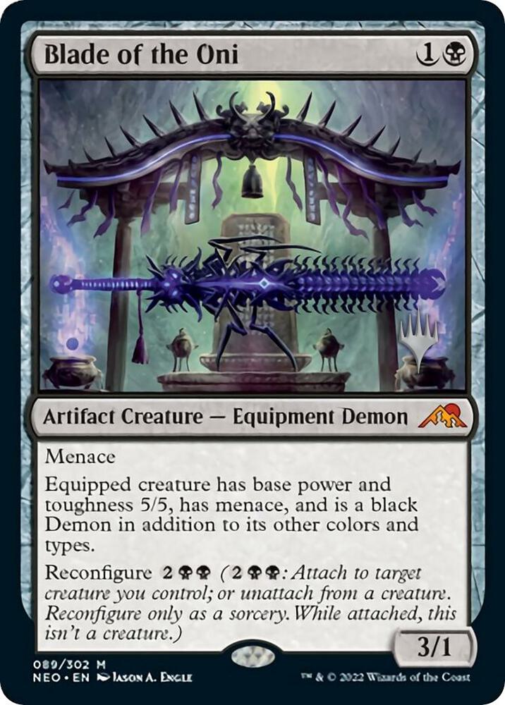Blade of the Oni (Promo Pack) [Kamigawa: Neon Dynasty Promos]
