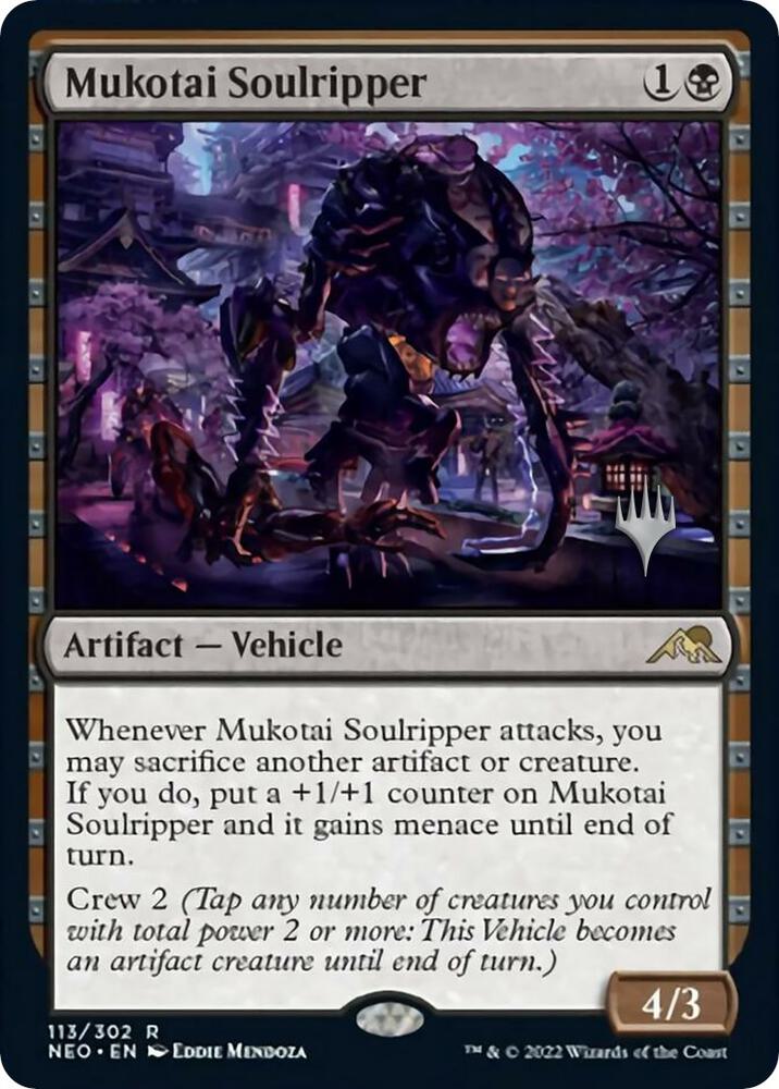 Mukotai Soulripper (Promo Pack) [Kamigawa: Neon Dynasty Promos]