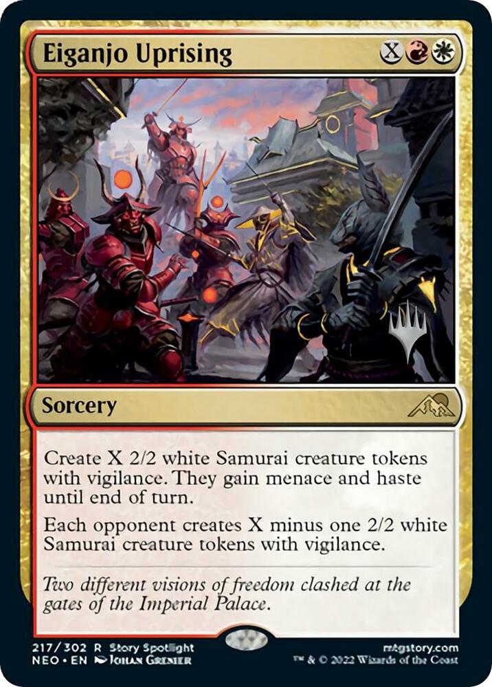 Eiganjo Uprising (Promo Pack) [Kamigawa: Neon Dynasty Promos]