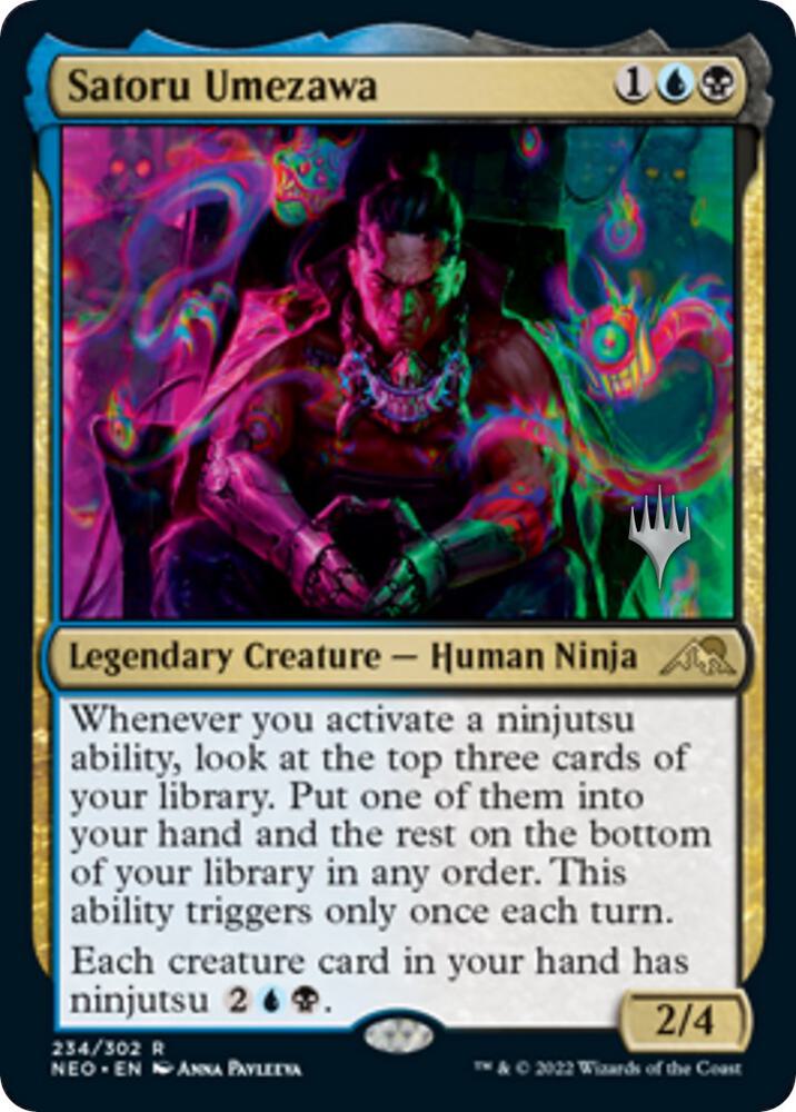 Satoru Umezawa (Promo Pack) [Kamigawa: Neon Dynasty Promos]