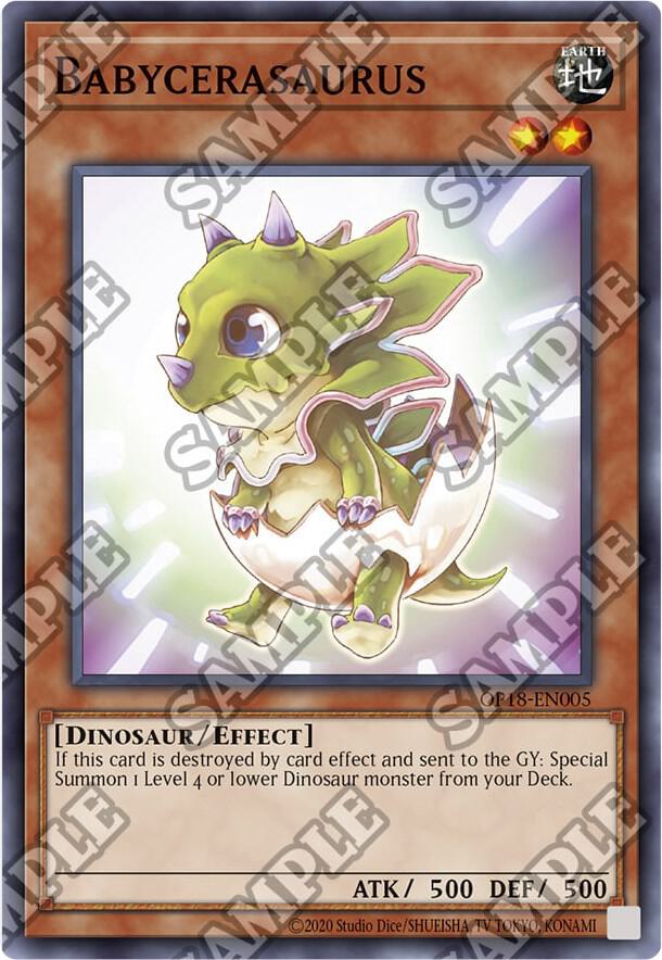Babycerasaurus [OP18-EN005] Super Rare