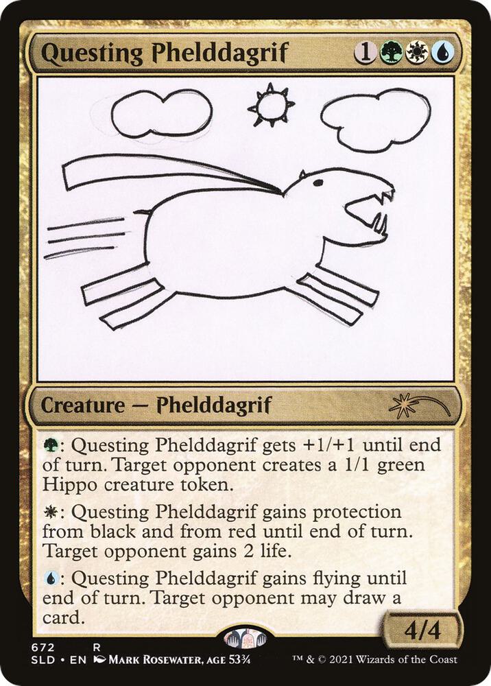 Questing Phelddagrif (672) [Secret Lair Drop Promos]