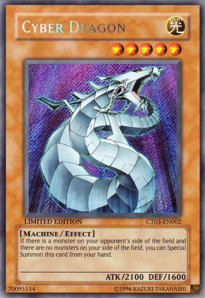 Cyber Dragon [CT03-EN002] Secret Rare
