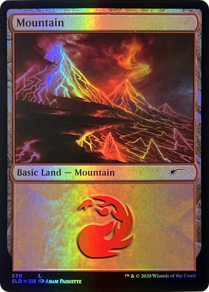 Mountain (Lightning) (570) [Secret Lair Drop Promos]