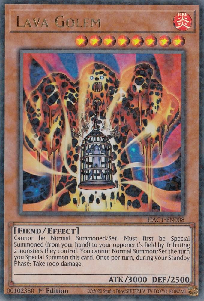 Lava Golem (Duel Terminal) [HAC1-EN008] Parallel Rare
