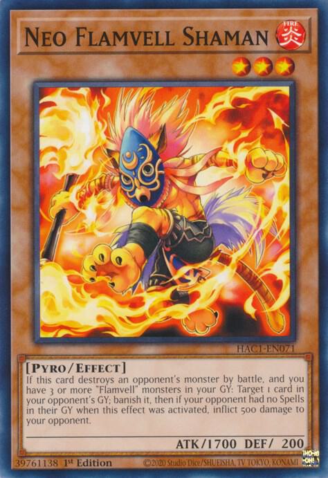 Neo Flamvell Shaman [HAC1-EN071] Common