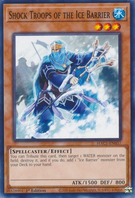 Shock Troops of the Ice Barrier [HAC1-EN037] Common