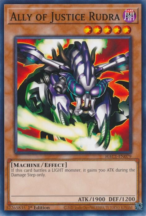 Ally of Justice Rudra [HAC1-EN079] Common