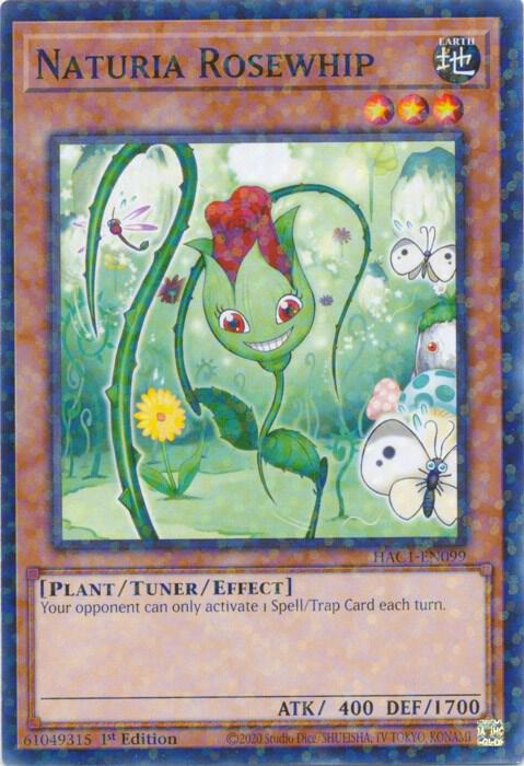 Naturia Rosewhip (Duel Terminal) [HAC1-EN099] Parallel Rare