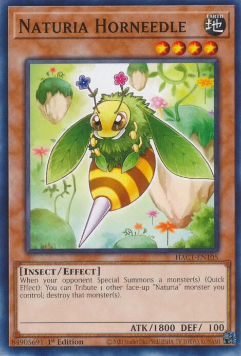 Naturia Horneedle [HAC1-EN105] Common