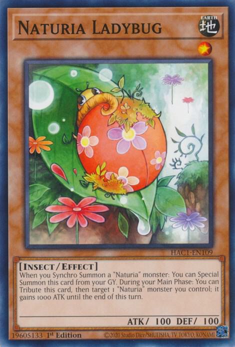 Naturia Ladybug [HAC1-EN109] Common