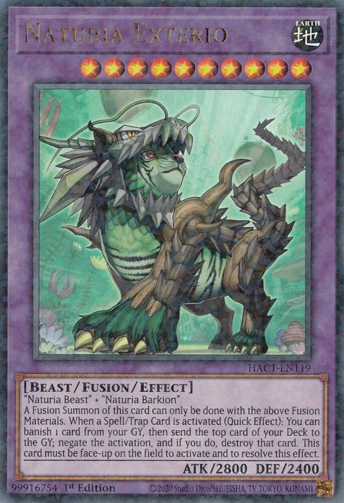 Naturia Exterio (Duel Terminal) [HAC1-EN119] Parallel Rare