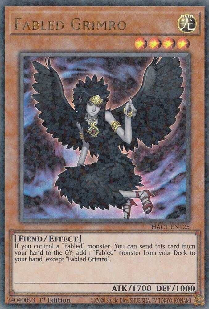 Fabled Grimro (Duel Terminal) [HAC1-EN125] Parallel Rare