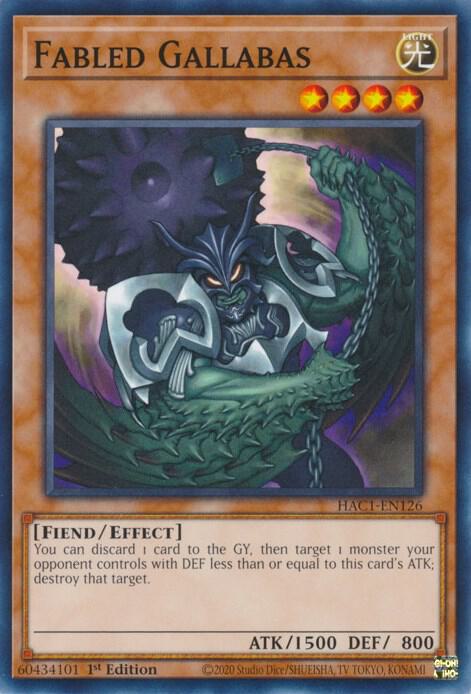 Fabled Gallabas [HAC1-EN126] Common