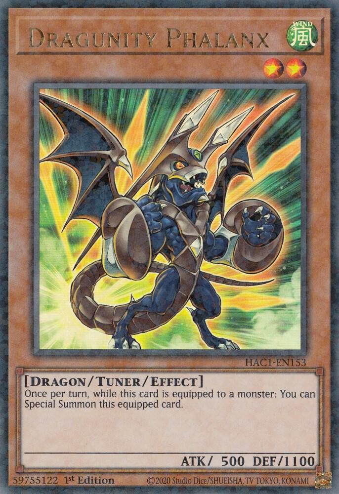 Dragunity Phalanx (Duel Terminal) [HAC1-EN153] Parallel Rare
