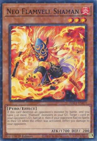 Neo Flamvell Shaman (Duel Terminal) [HAC1-EN071] Common