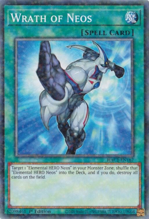 Wrath of Neos (Duel Terminal) [HAC1-EN167] Common
