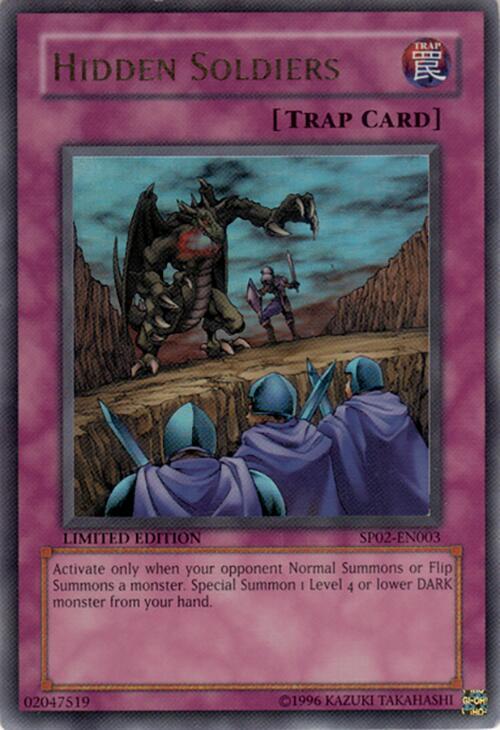 Hidden Soldiers [SP02-EN003] Ultra Rare