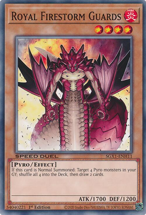 Royal Firestorm Guards [SGX1-ENH11] Common